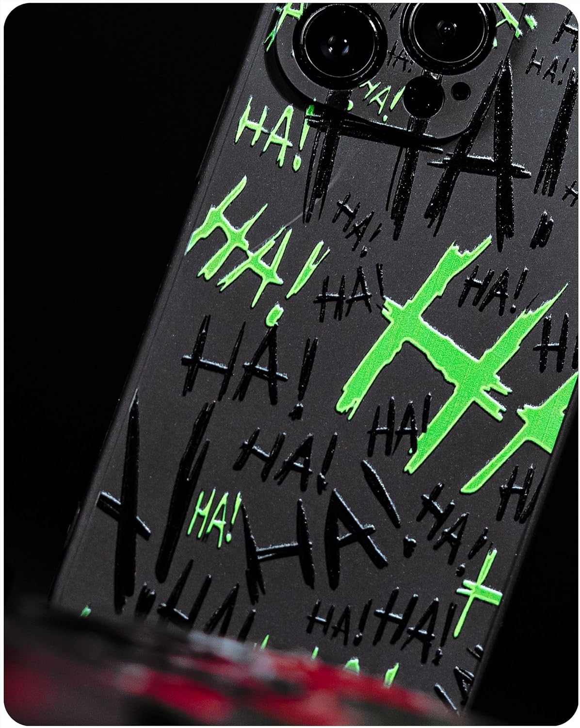 SIMPLYMDRN Funda para iPhone 13 Pro Max brillante a prueba de golpes de la serie delgada para hombres, 6.7 pulgadas, 2021, negro (Jok3ster negro)