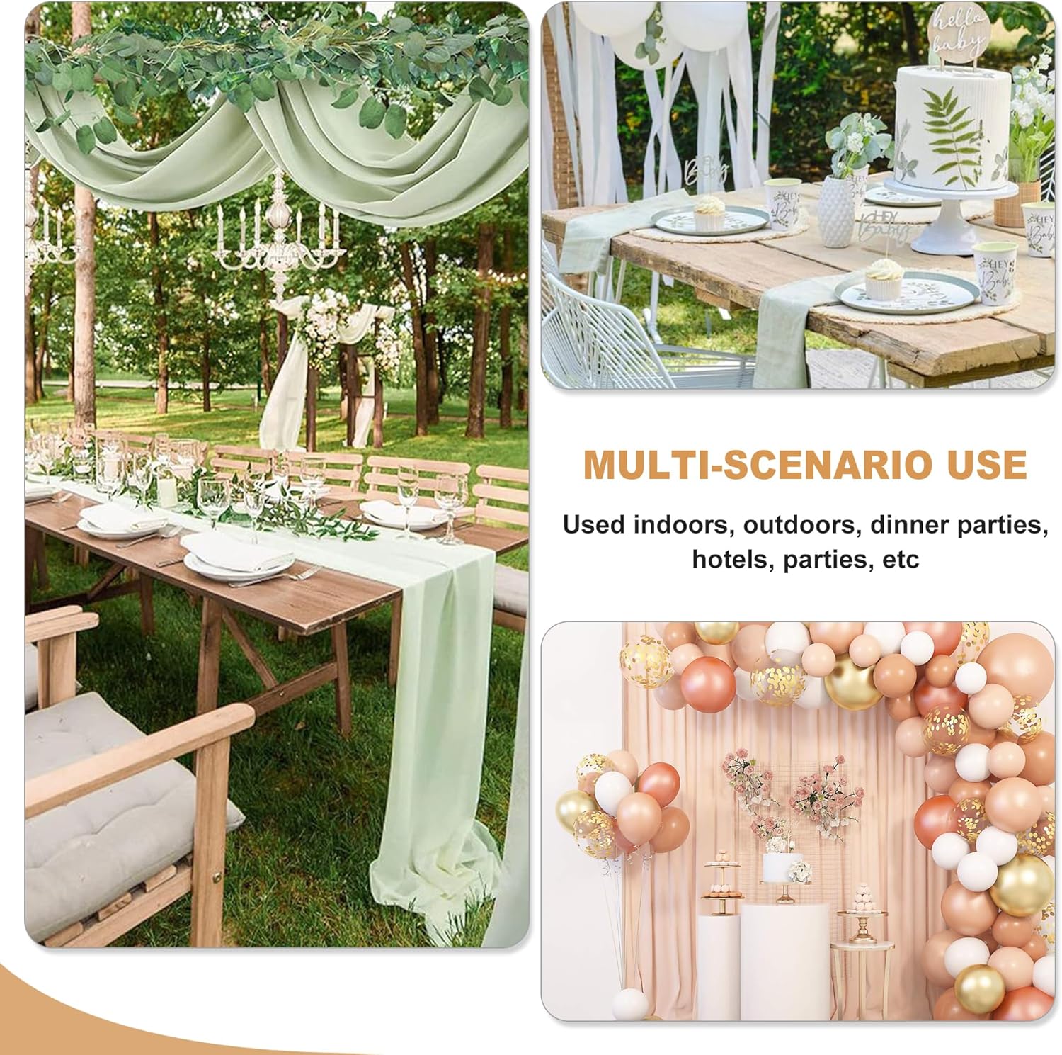 Fitable Mantel de lentejuelas color oro rosa para fiestas, paquete de 2, 90×132 pulgadas, mantel rectangular con purpurina brillante para mesas de 8