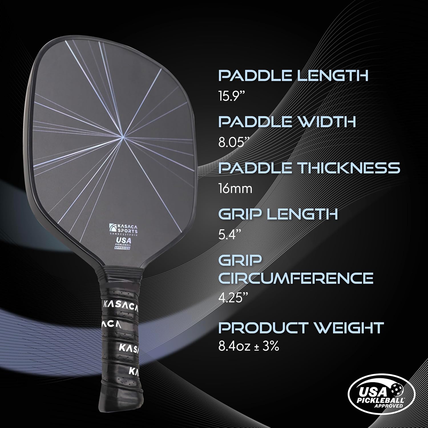 Paleta de pickleball de grafito con superficie texturizada de fibra de fibra de pickleball paletas de pickleball de fibra de carbono, paletas de