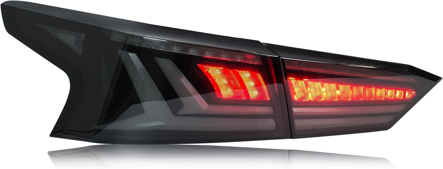 inginuity time Luces traseras LED para Nissan Altima 2019-2024 Lámparas traseras ahumadas SR secuencial señal inicio animación asamblea
