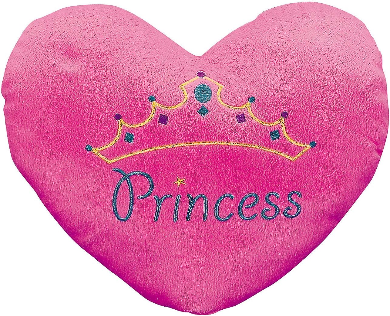 ALMOHADA DE CORAZÓN PRINCESA DE PELUCHE – Juguetes – 1 Pieza