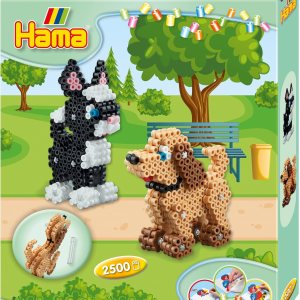 Hama Beads 3253 – Caja de regalo 3D para perros y gatos Hama Beads 3253 – Caja de regalo 3D para perros y gatos