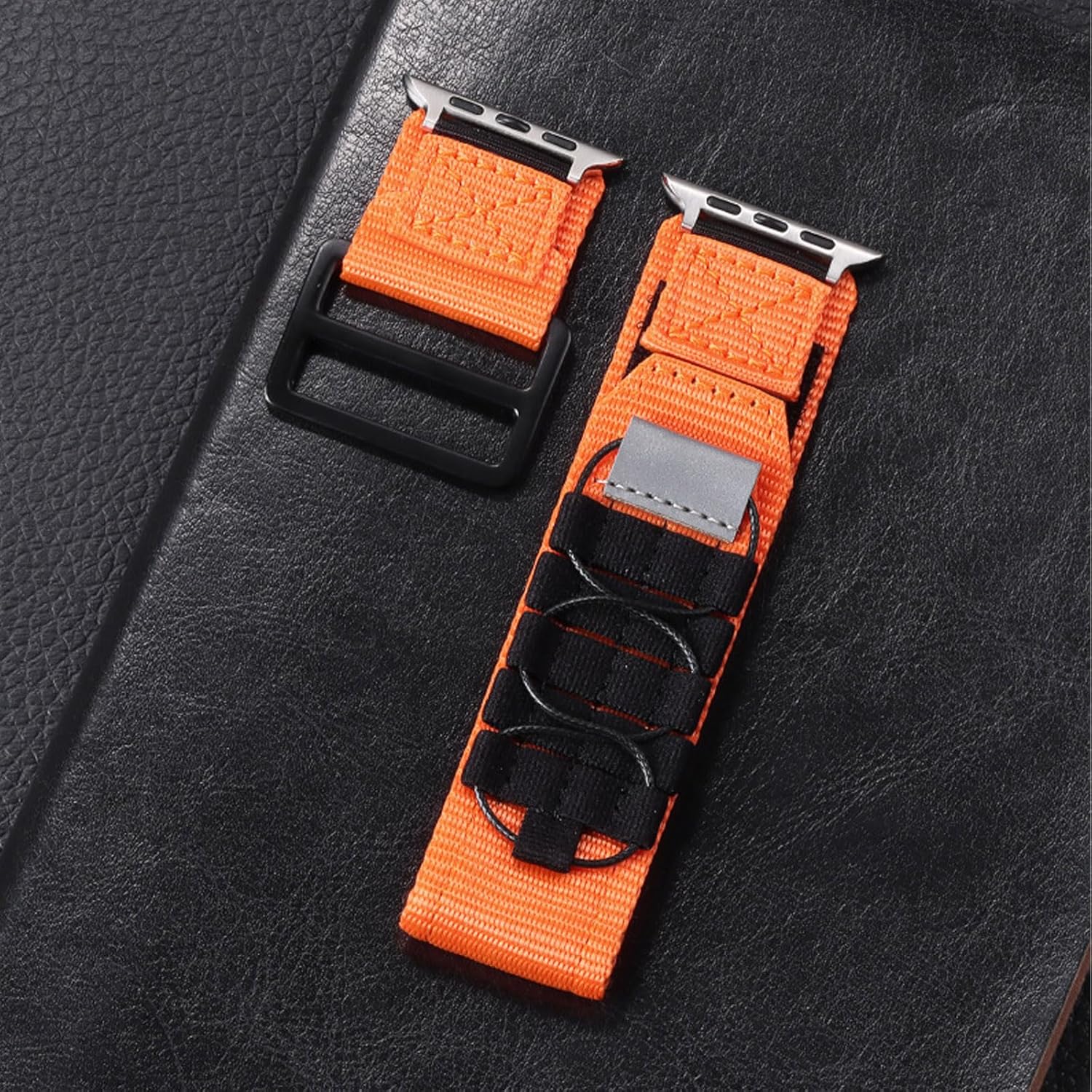 Correa deportiva de nailon para Apple Watch Band 1.654 in 1.732 in 1.772 in correa trenzada ajustable transpirable para mujeres y hombres para