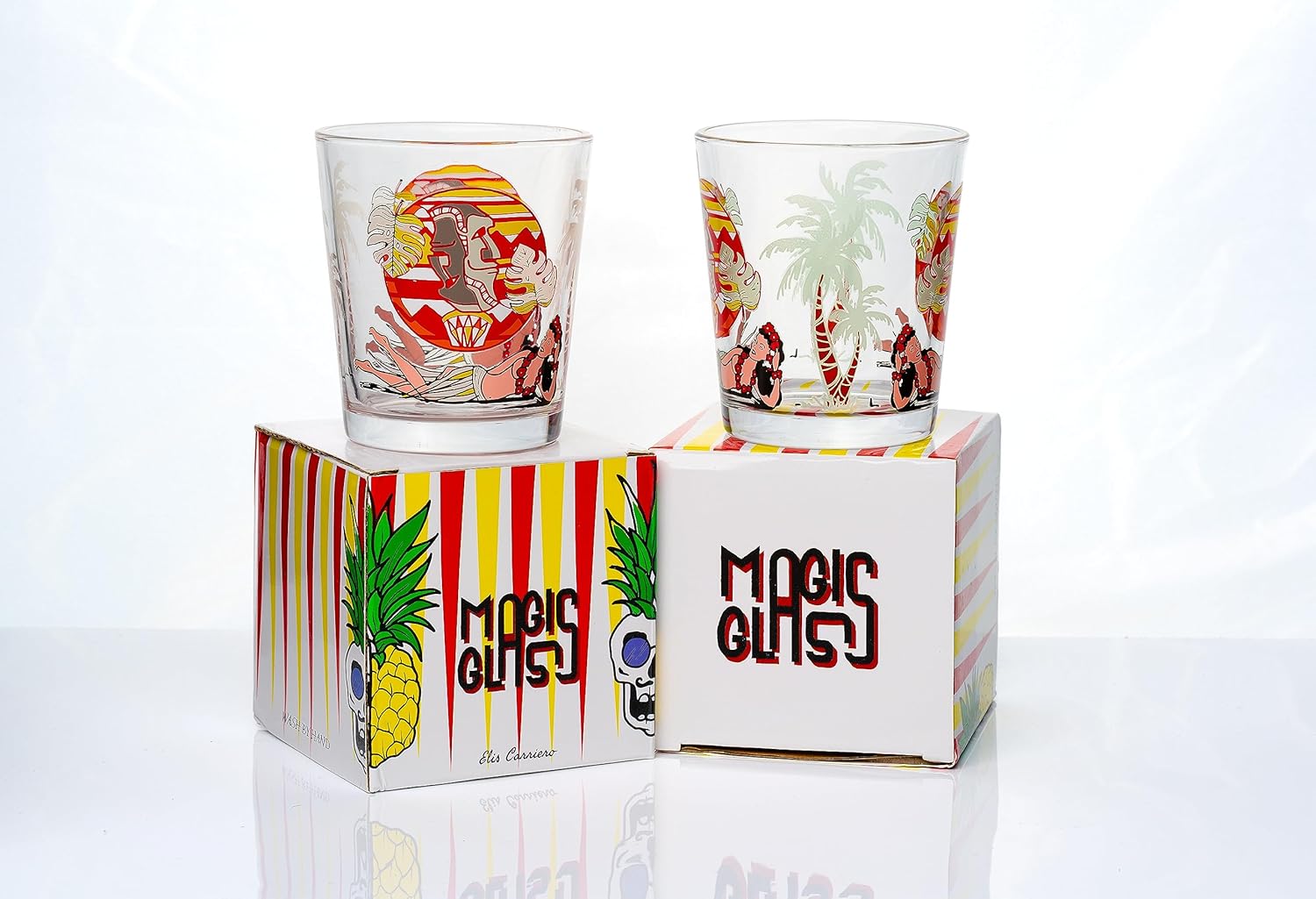 Elis Carriero Tiki Magic Glass