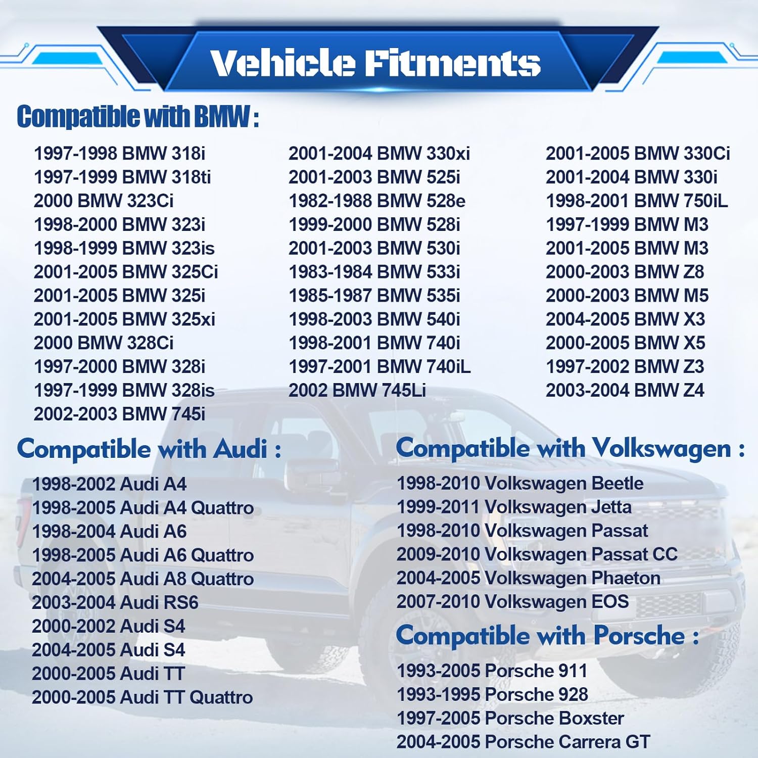 HHCSOP Bomba del motor del lavaparabrisas, repuesto para Audi Mercedes Benz BMW VW Porsche, reemplaza al OEM 67128362154 2218690121 1J5955651
