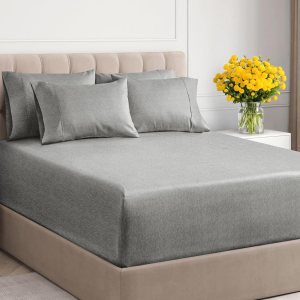 Juego de sábanas extra profundas tamaño King, sábanas transpirables y refrescantes de 6 piezas, juego de sábanas de lujo para hotel, fácil ajuste, Juego de sábanas extra profundas tamaño King, sábanas transpirables y refrescantes de 6 piezas, juego de sábanas de lujo para hotel, fácil ajuste,