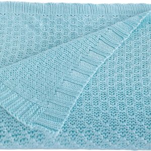 NTBAY Manta refrescante para bebé, manta de punto trenzado para niños pequeños, rayón derivado de bambú, suave y transpirable, manta de 30 x 40 NTBAY Manta refrescante para bebé, manta de punto trenzado para niños pequeños, rayón derivado de bambú, suave y transpirable, manta de 30 x 40