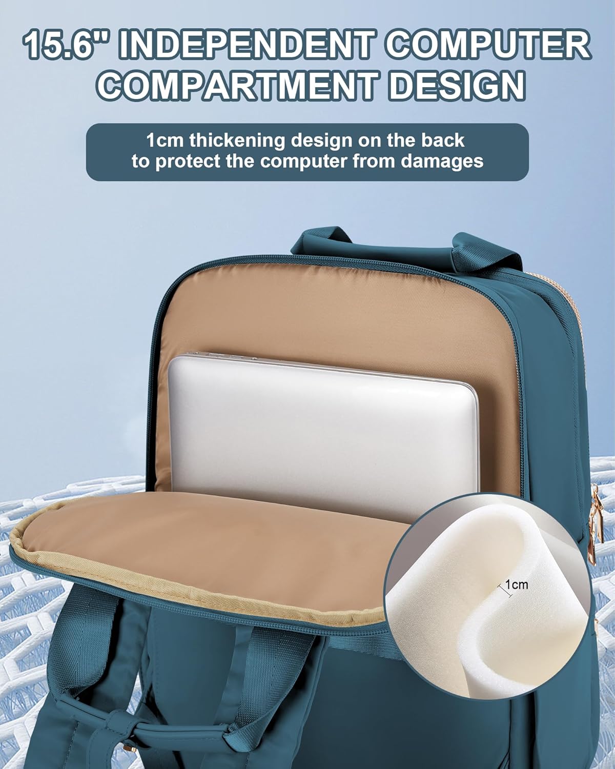 CADOLIM Mochila de viaje grande para llevar en el vuelo aprobado mochila para mochilas de viaje Mochila impermeable para artículos personales