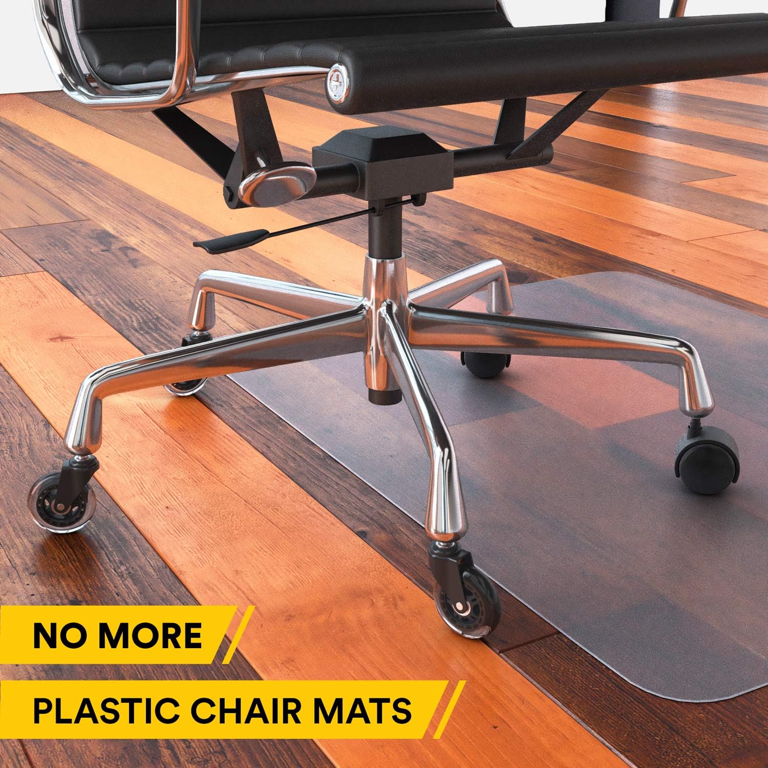Ruedas para silla de oficina solo para sillas IKEA  Ruedas de goma suave para silla de computadora protegen tus suelos de madera mejor que cualquier