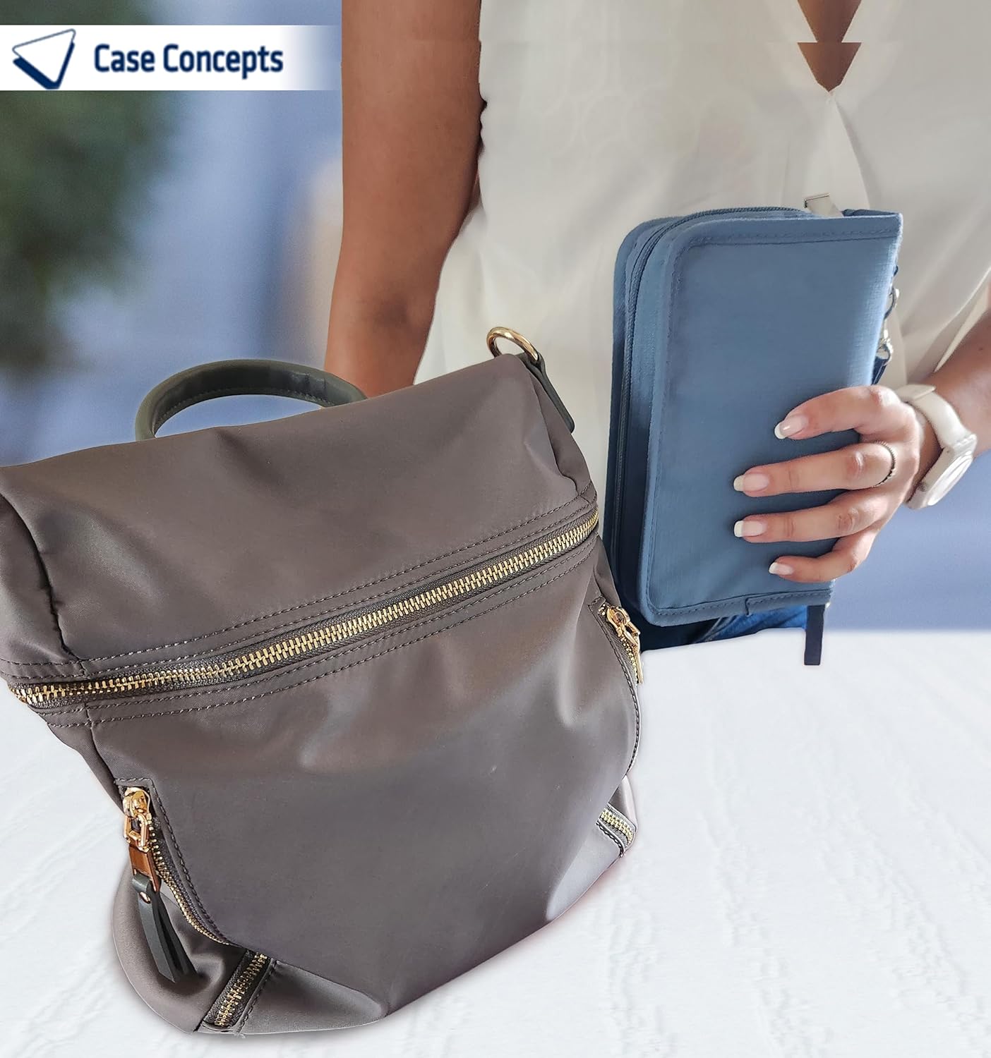 Case Concepts – Estuche de suministros para diabetes – Estuche de almacenamiento portátil y organizador medidor de glucosa, insulina y accesorios –