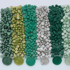 600 cuentas de sellado de cera, cuentas de cera de sellado verde salvia para sello de cera, juego de cuentas de sello de cera verde pino con 6 600 cuentas de sellado de cera, cuentas de cera de sellado verde salvia para sello de cera, juego de cuentas de sello de cera verde pino con 6