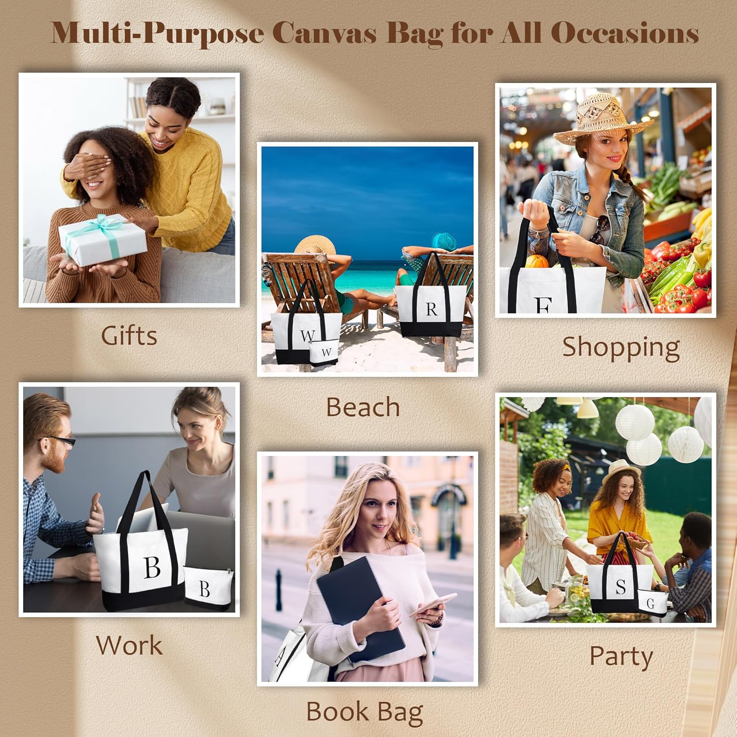 Bolsas de mano con monograma para mujer, regalos de cumpleaños 21, bolsas personalizadas y bolsa de maquillaje, regalos para su profesora, regalos