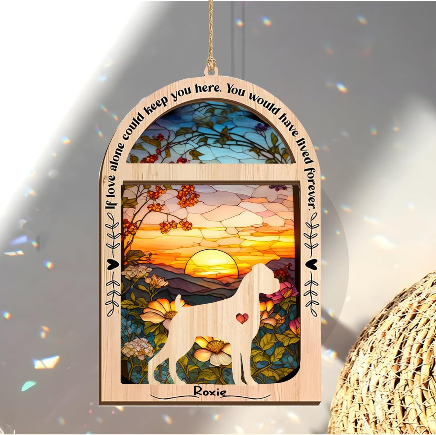 LOVELYPOD Adorno de Navidad personalizable con nombre, pérdida de mascotas, regalos para los amantes de los perros, pérdida de perros, recuerdo del