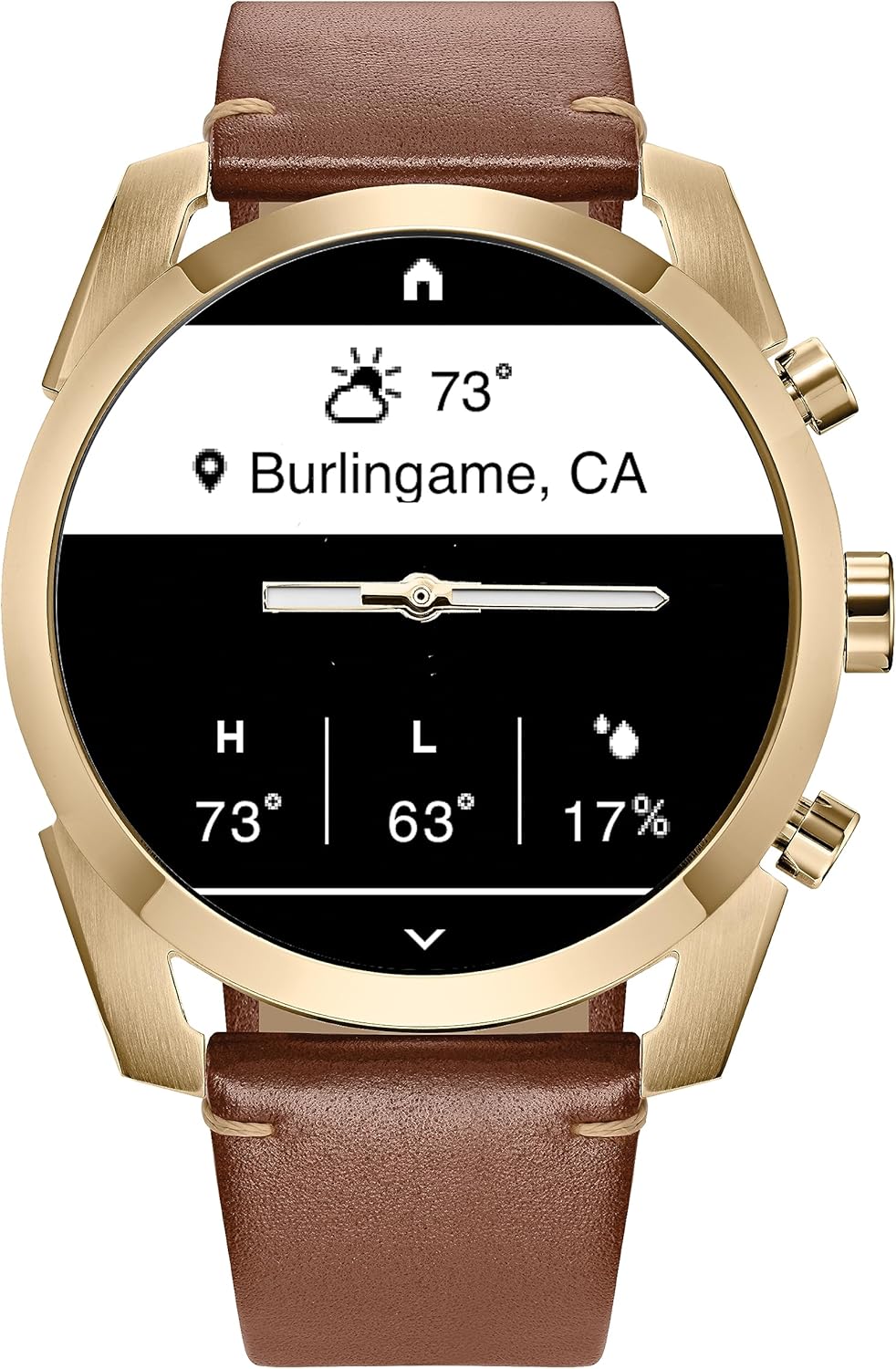 Citizen Reloj inteligente CZ con aplicación de bienestar YouQ con IBM Watson AI y investigación de la NASA, pantalla personalizable en blanco y