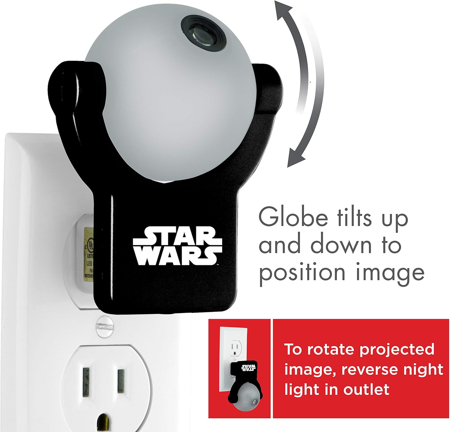 Projectables Star Wars Proyector de luz nocturna LED