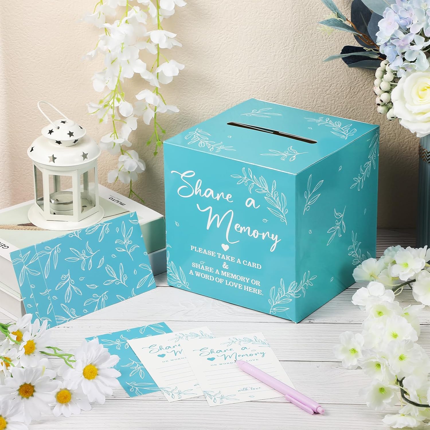 50 tarjetas de memoria para colecciones de vida, tarjetas de memoria, ideas de tarjetas de invitados para funerales, graduaciones, bodas, despedidas