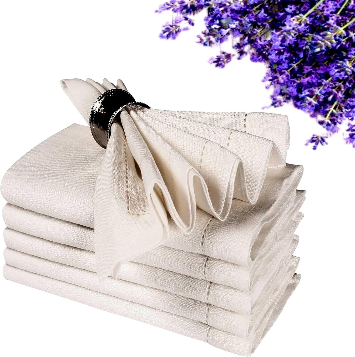 Servilletas de tela, servilletas de lino 100% blancas, servilletas, servilletas de lino, servilletas de tela, servilletas de tela, servilletas de