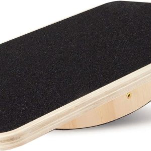 ProsourceFit Tabla de equilibrio de madera antideslizante para entrenamiento de núcleo, 17.5 pulgadas de diámetro, color negro ProsourceFit Tabla de equilibrio de madera antideslizante para entrenamiento de núcleo, 17.5 pulgadas de diámetro, color negro