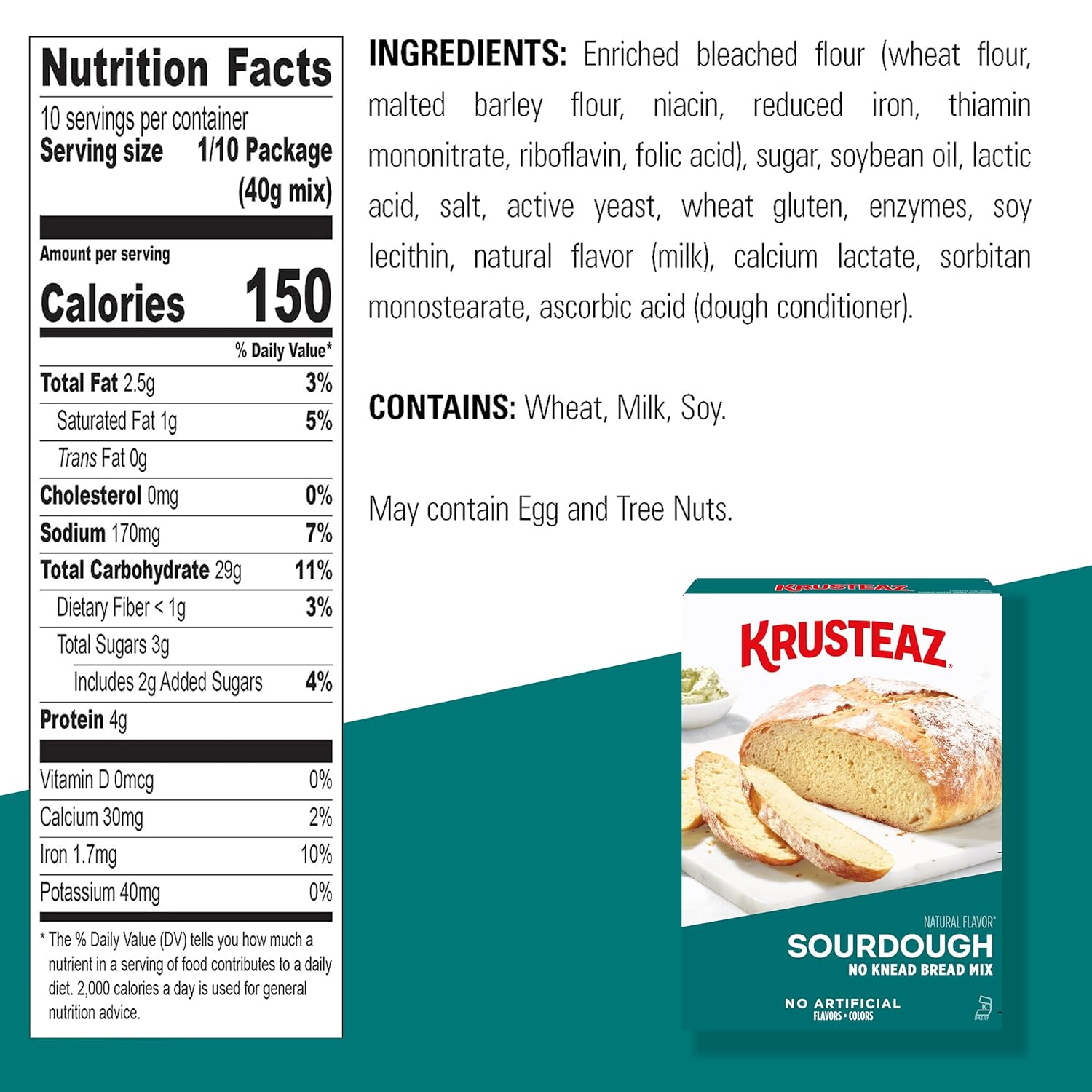 Krusteaz Mezcla de pan, múltiples sabores, sin sabores ni colores artificiales, pan rápido de plátano de 15 onzas (paquete de 12) y mezcla de pan