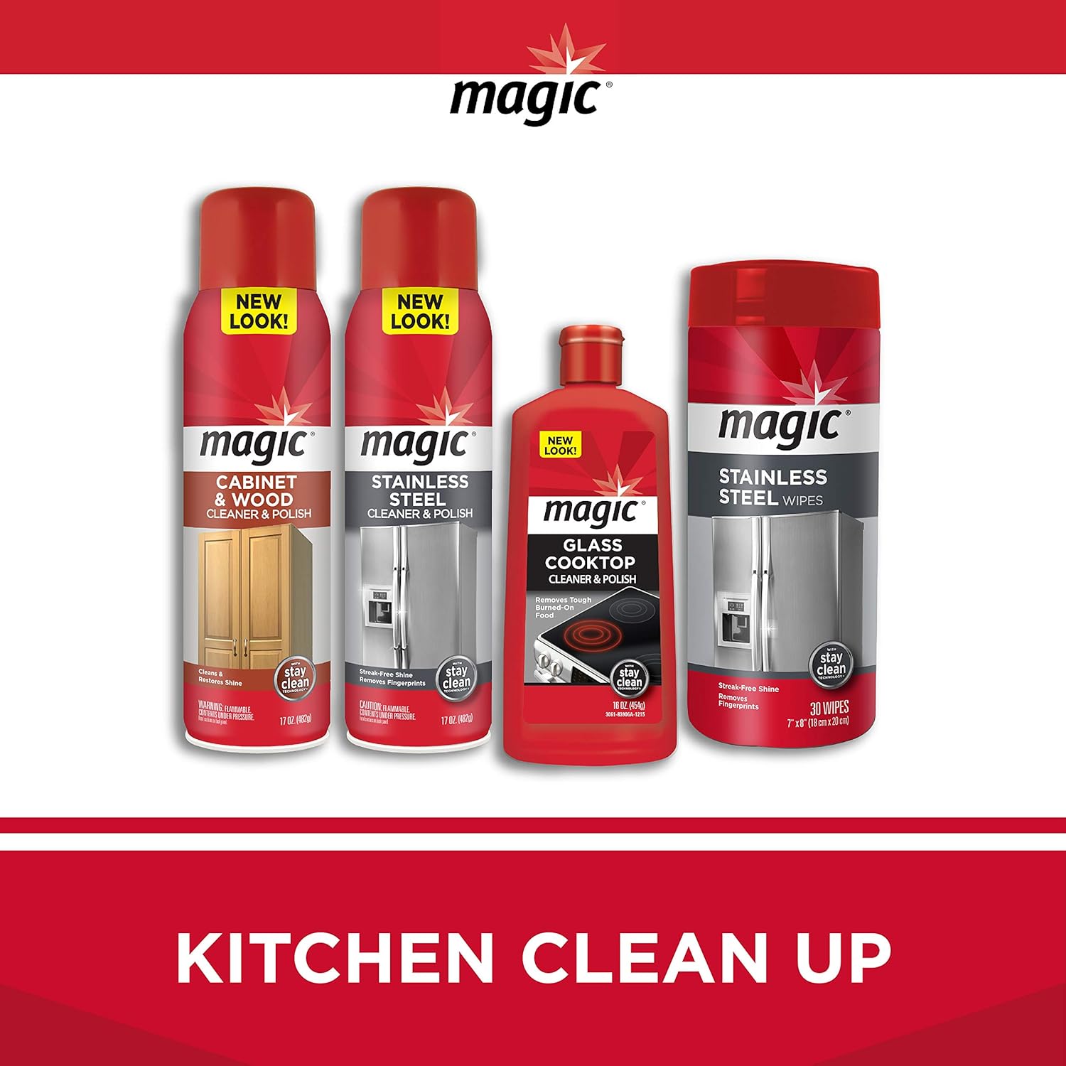 MAGIC 3124 Kit de reacabado de tinas y azulejos, blanco brillante, pintura sobre superficies de fibra de vidrio acrílica de porcelana de cerámica