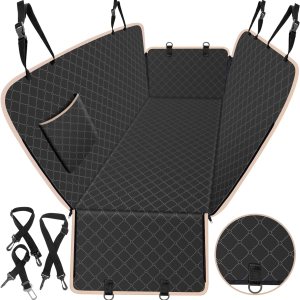 Funda de asiento de automóvil para perro para asiento trasero, funda de asiento para perro con bolsillo de almacenamiento, hamaca para perro, Funda de asiento de automóvil para perro para asiento trasero, funda de asiento para perro con bolsillo de almacenamiento, hamaca para perro,