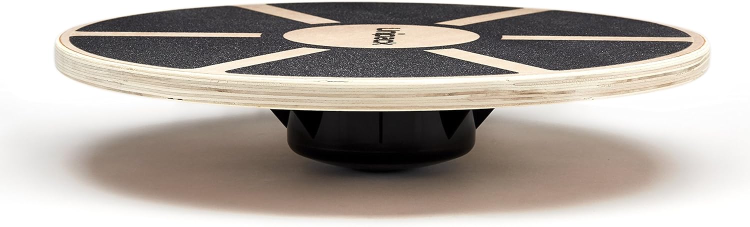 Tabla de equilibrio de madera antideslizante de 15.7 pulgadas para estabilidad, ejercicio, fuerza, flexibilidad, entrenamiento de fisioterapia