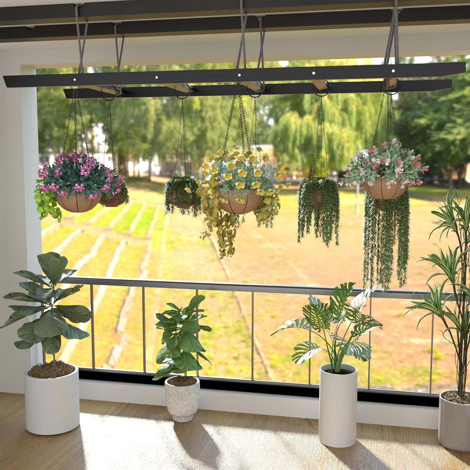 Escalera para mantas, 5 niveles de bambú elegante soporte para manta de pared, 60 pulgadas de granja y decoración rústica del hogar para salas de