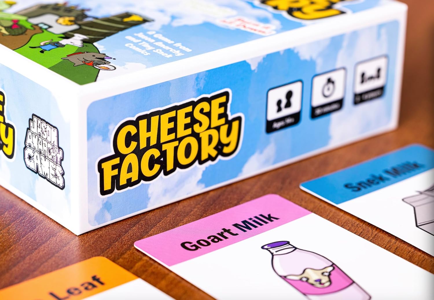 Juego de cartas Cheese Factory