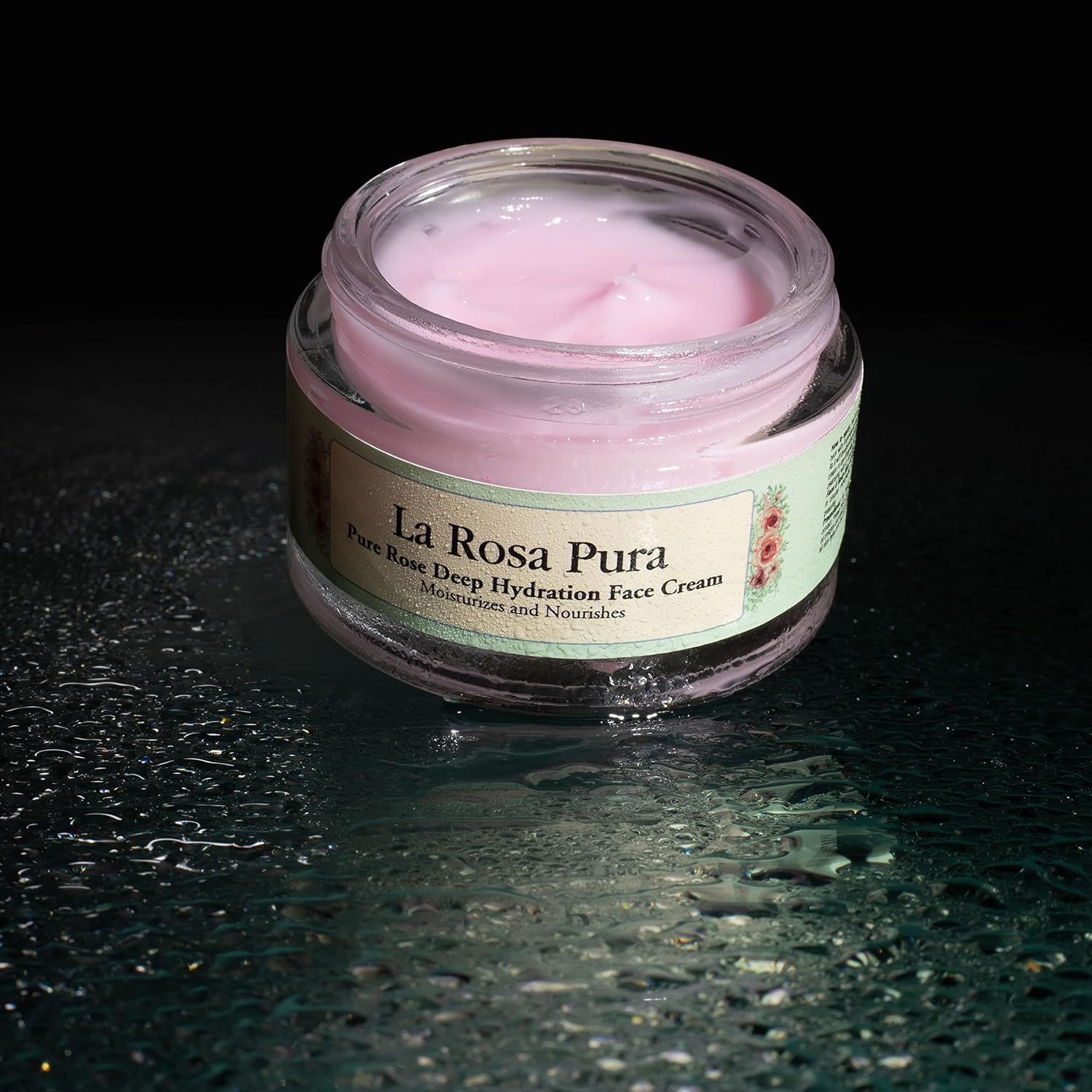 Fresh Rose – Crema facial de hidratación profunda, antienvejecimiento, hidratante con doble efecto rejuvenecedor, fórmula nutritiva natural, 1.69