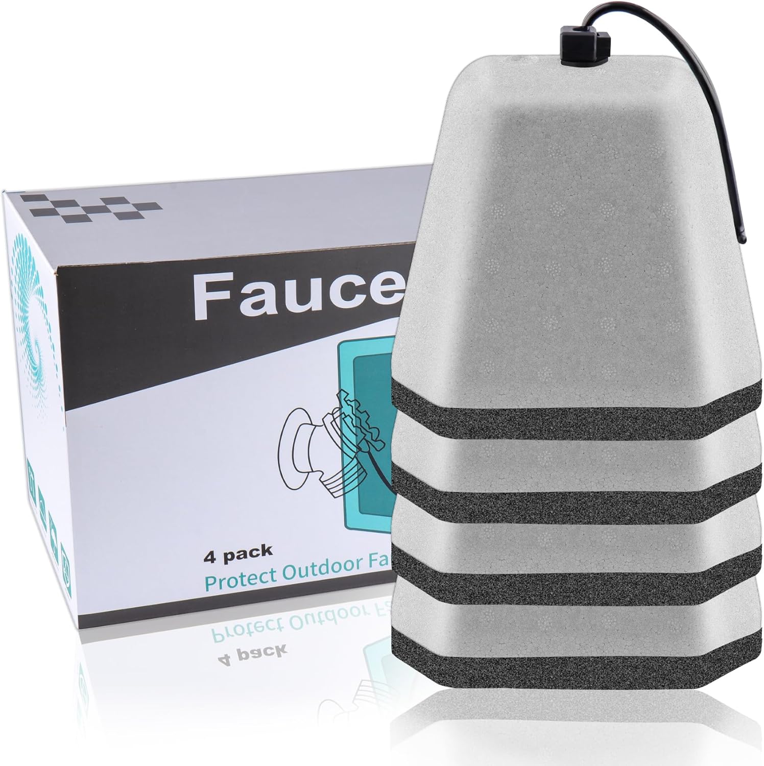 Cubiertas de grifo para exteriores para invierno, cubiertas de espuma para grifo con aislamiento de invierno para protección contra la congelación