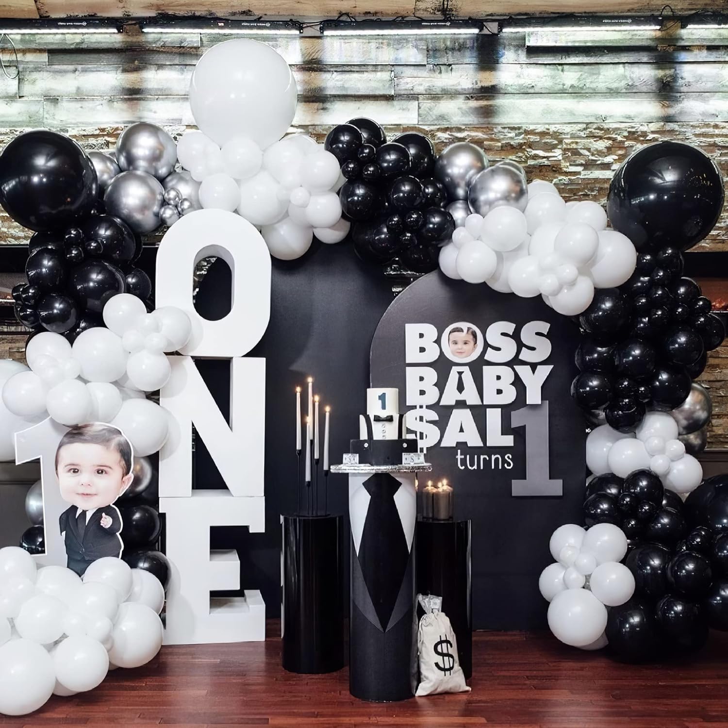 Henviro Globos de látex negro para fiesta, 154 globos de 5101218 pulgadas, globos de látex de calidad de helio como globos de fiesta de cumpleaños,