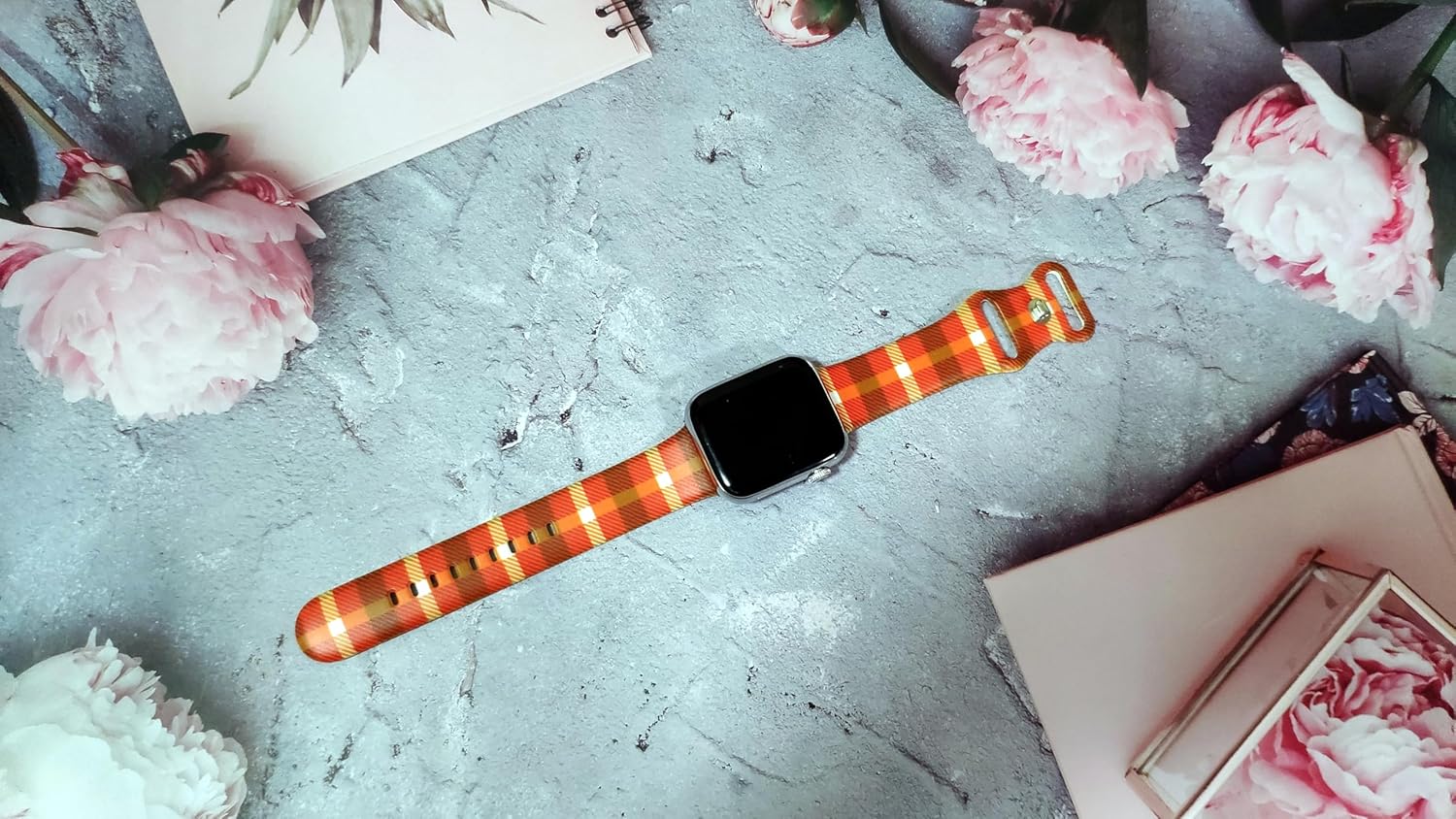 Correa de reloj de otoño compatible con Apple Watch de 1.496 in 1.575 in 1.614 in 1.654 in 1.732 in 1.772 in 1.929 in, correas de repuesto