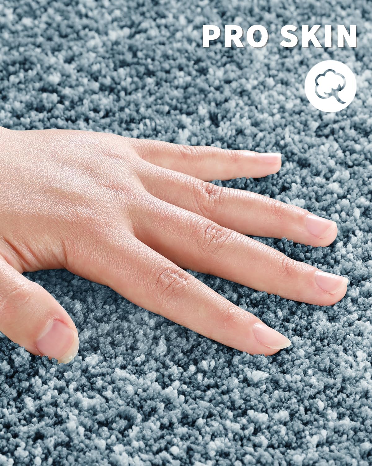 Yimobra Alfombras de baño, extra suaves y cómodas, antideslizantes, absorbentes de agua y gruesas, lavables a máquina, alfombras peludas para duchas