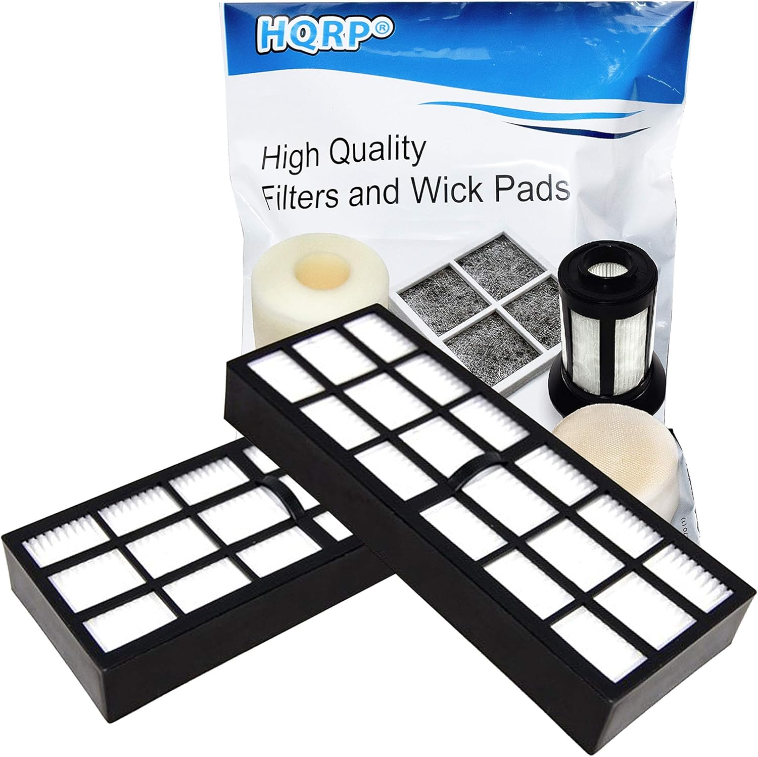 HQRP Paquete de 2 filtros compatibles con Eureka Whirlwind 3272AV 3282AVZ, Clean Living 3281AZ 3281BZ, aspiradora vertical serie 3270 3280 HF-7 HF7