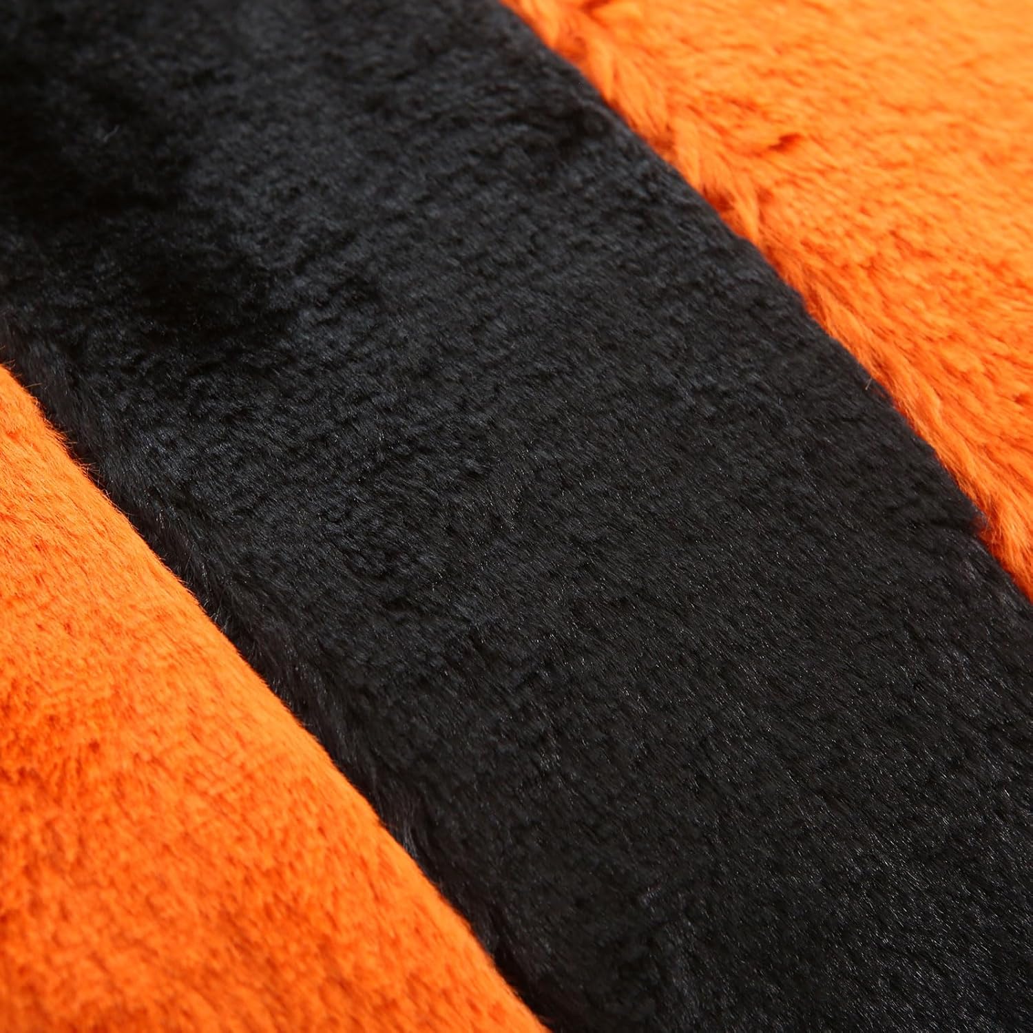 Juego de 2 fundas de almohada a rayas negras y naranjas de 18 x 18 pulgadas, decoraciones de otoño para el hogar, fundas de almohada decorativas,