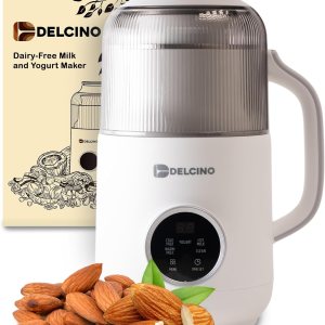 Máquina para hacer leche de nuez sin lácteos y máquina para hacer yogur, leche de avena casera de 27 onzas, leche de soja, leche de almendras y más Máquina para hacer leche de nuez sin lácteos y máquina para hacer yogur, leche de avena casera de 27 onzas, leche de soja, leche de almendras y más
