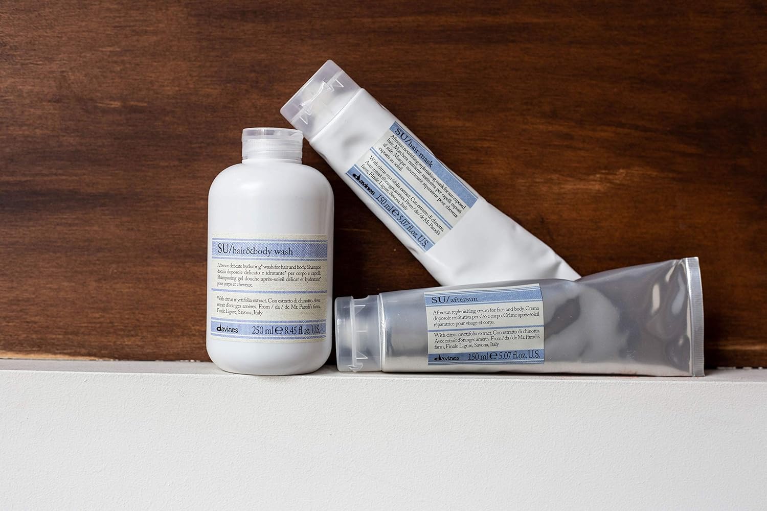 Davines Máscara capilar SU, restaura la humedad e hidrata el cabello expuesto al sol, restaura la suavidad al cabello seco y opaco, 5.07 onzas