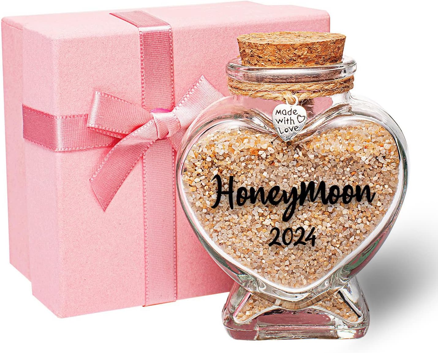 Tarro de recuerdo de arena de luna de miel 2023, regalo de despedida de soltera, regalo de boda, regalo de compromiso, regalo de luna de miel,