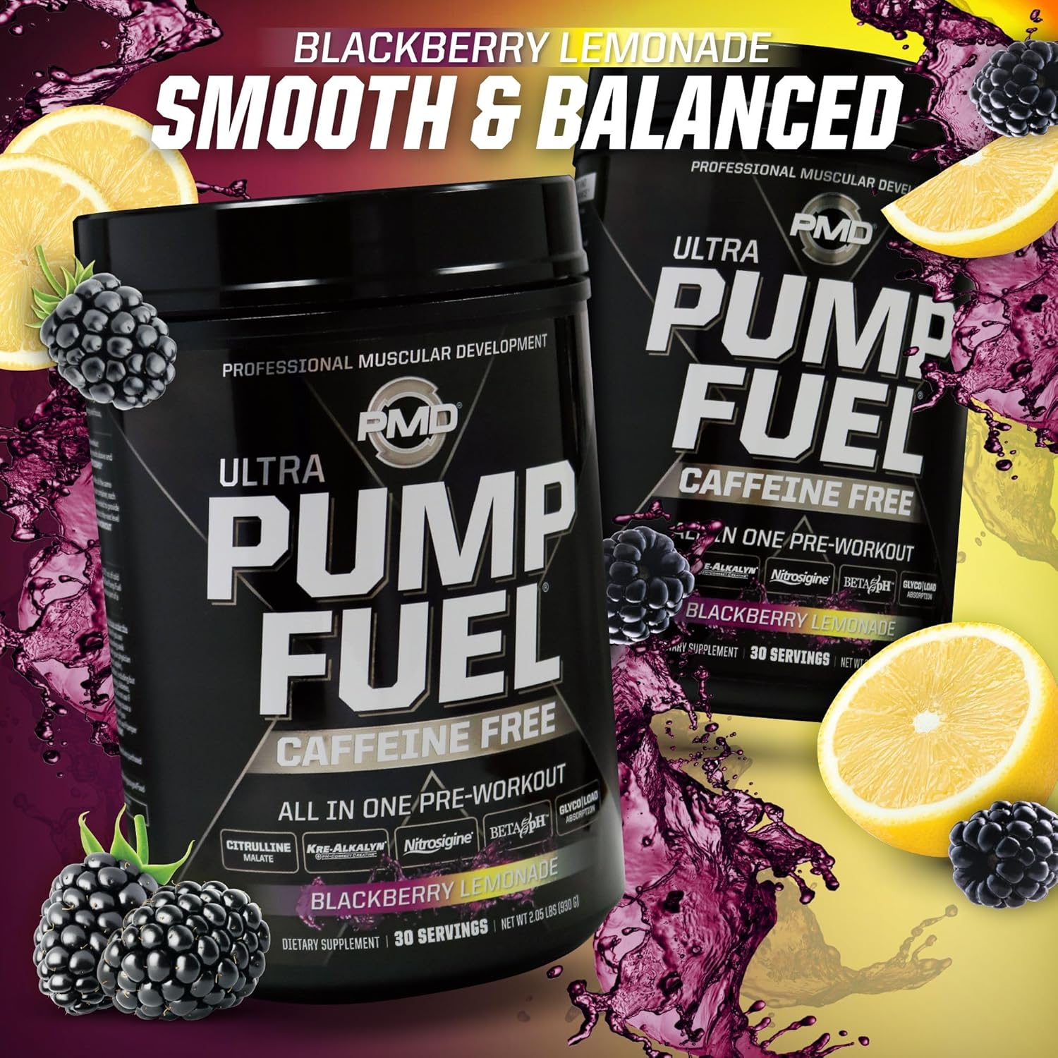 PMD Sports Ultra Pump Fuel Fuel – Mezcla de bebida para antes del entrenamiento, energía, fuerza, resistencia, recuperación de carbohidratos