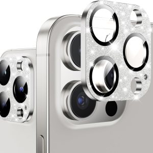 WSKEN Protector de lente de cámara para iPhone 15 ProiPhone 15 Pro Max, aleación mate prueba inastillable Protector de pantalla de cámara de vidrio WSKEN Protector de lente de cámara para iPhone 15 ProiPhone 15 Pro Max, aleación mate prueba inastillable Protector de pantalla de cámara de vidrio