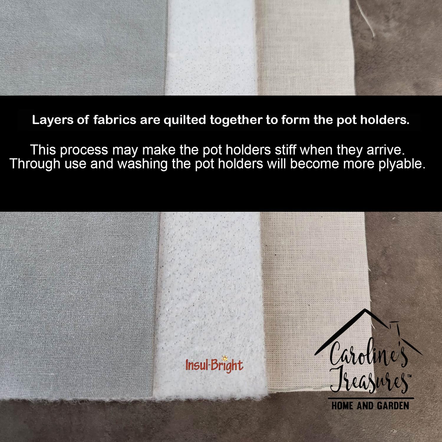 Caroline’s Treasures DAC1074PTHD Siberian Husky Fall Pair of Pot Holders Kitchen Heat Resistant Pot Holders Sets Oven Hot Pads for Cooking Baking