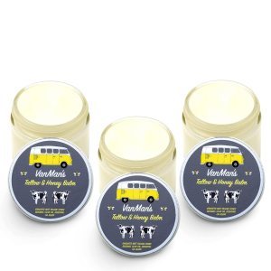 Vanmans Tallow and Honey Balm (2 onzas)  Paquete de 3  Bálsamo de miel alimentado con hierba de ternera con vitaminas A, K, D, E y aceites Vanmans Tallow and Honey Balm (2 onzas)  Paquete de 3  Bálsamo de miel alimentado con hierba de ternera con vitaminas A, K, D, E y aceites
