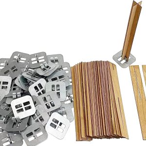 Mechas de madera cruzada para hacer velas, 75 mechas de madera agrietada para velas (25 juegos) Mechas de madera cruzada para hacer velas, 75 mechas de madera agrietada para velas (25 juegos)