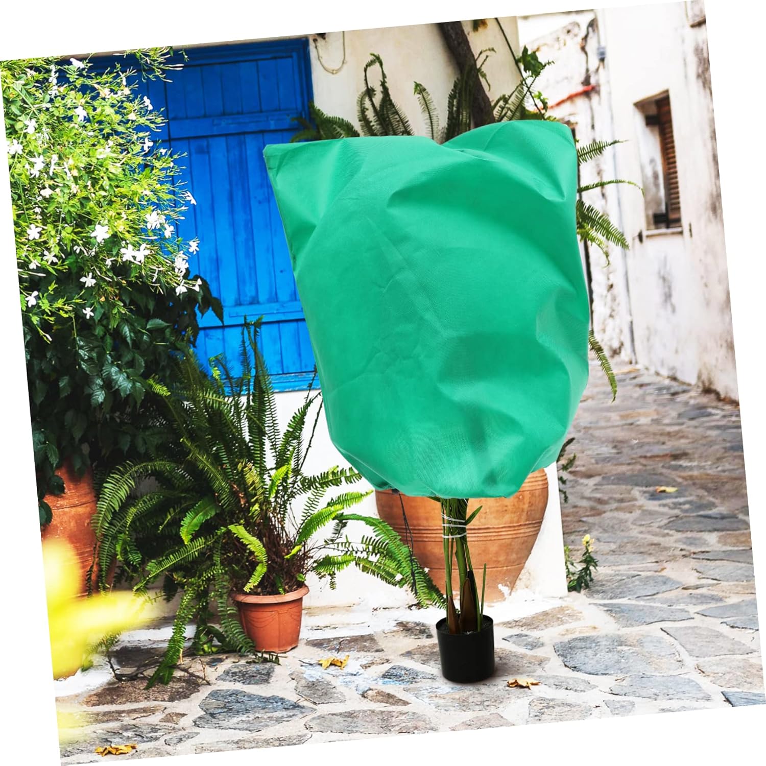 Yardwe Cubierta de árbol para plantas de invierno, cubierta de escarcha, tela para árboles, protector de plantas de invierno, fito, congelación,