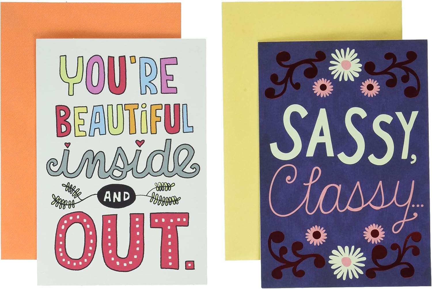 Hallmark Shoebox – Divertidas tarjetas de cumpleaños, tarjetas de agradecimiento, tarjetas de amistad para mujeres (hermosas, atrevidas)