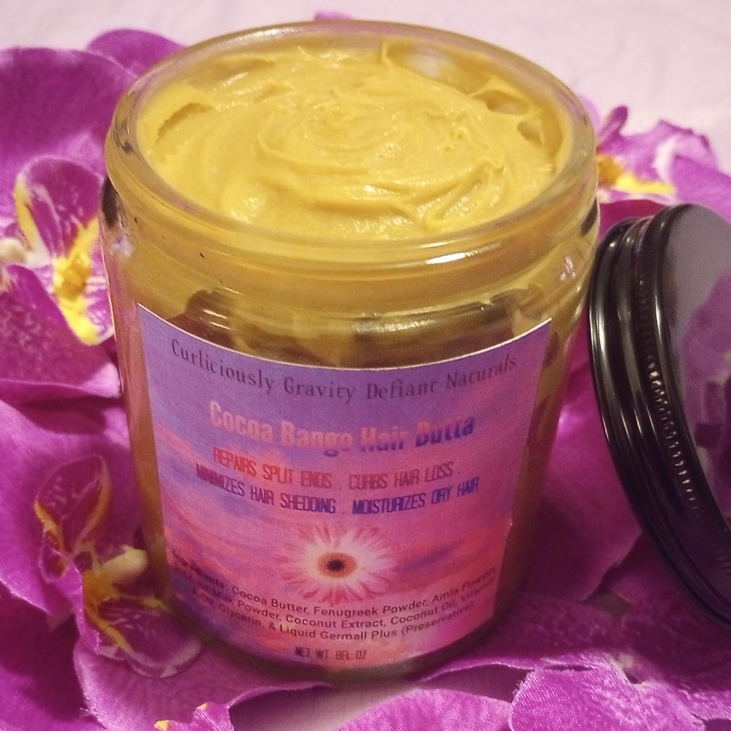 Cocoa Bango Hair Growth Butter Infused with Fenugreek & Amla For Mega Fast Hair Growth, Shines and Soften Coarse Hair, Moisturizer for Dry Hair,