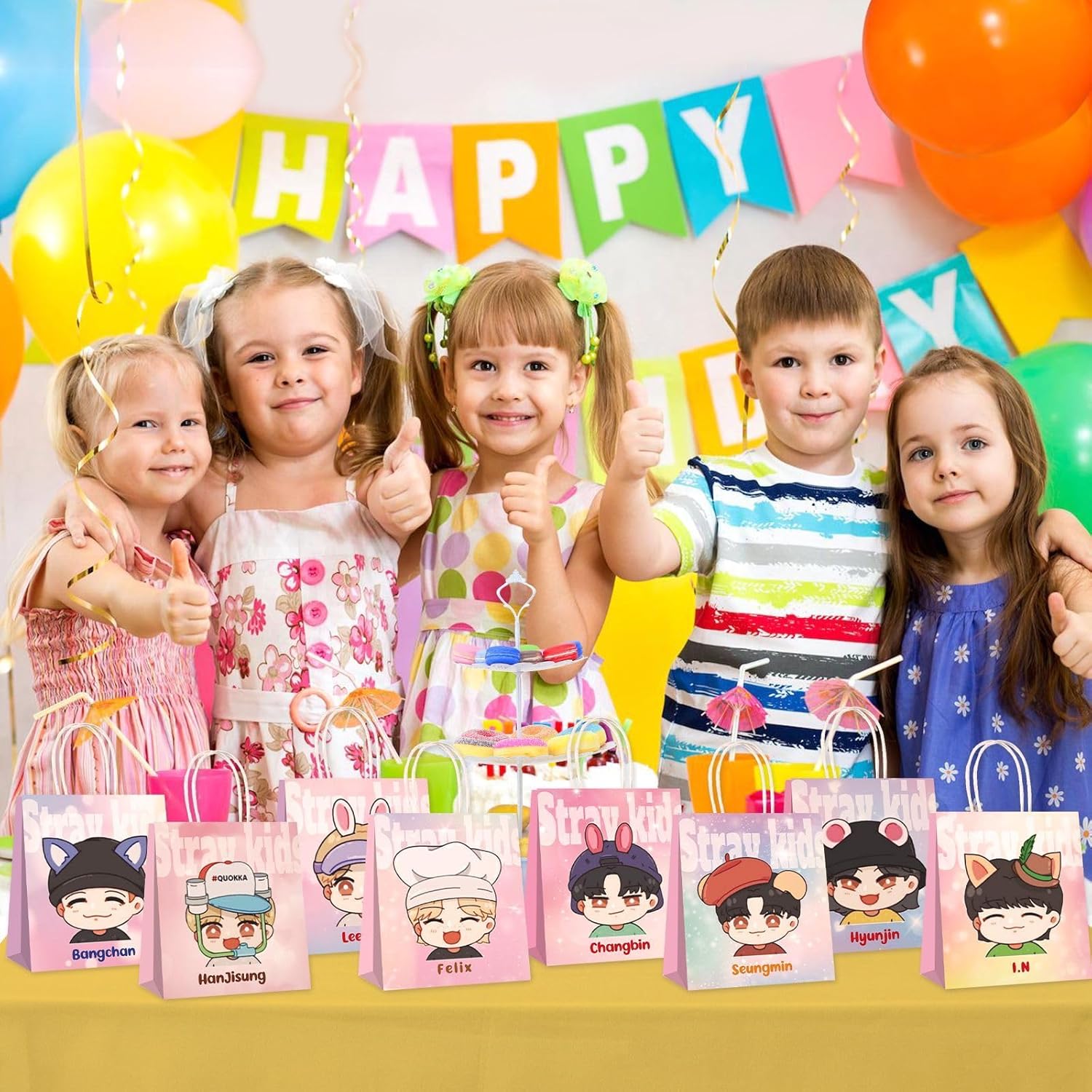 12 bolsas de regalo para niños callejeros, bolsas de fiesta para niños callejeros, mercancía para suministros de decoración de fiesta de cumpleaños