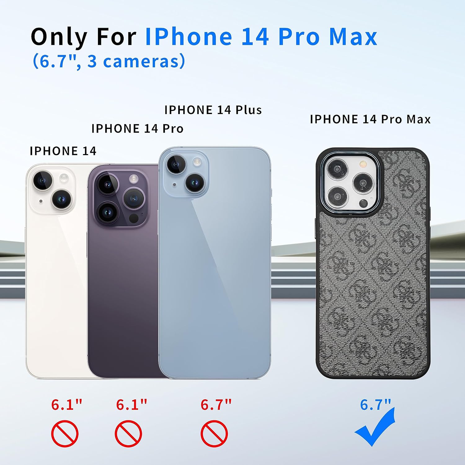 Funda de cuero para iPhone 14 Pro Max, con diseño clásico retro a cuadros, protección contra caídas a prueba de golpes, soporte de teléfono a la