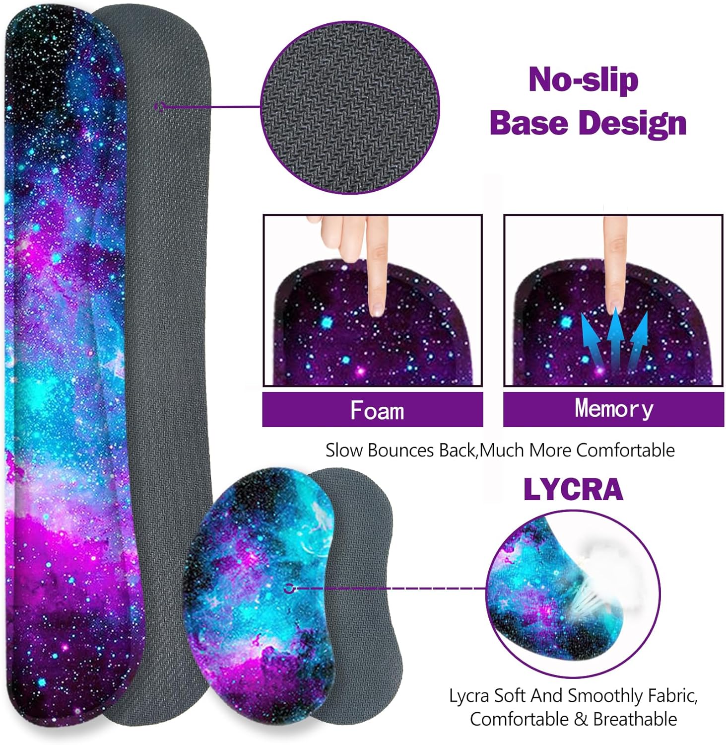 ToLuLu Alfombrilla de escritorio, alfombrilla de mouse para juegos, soporte de muñeca 4 en 1, juego XXL grande para mouse + reposamuñecas para