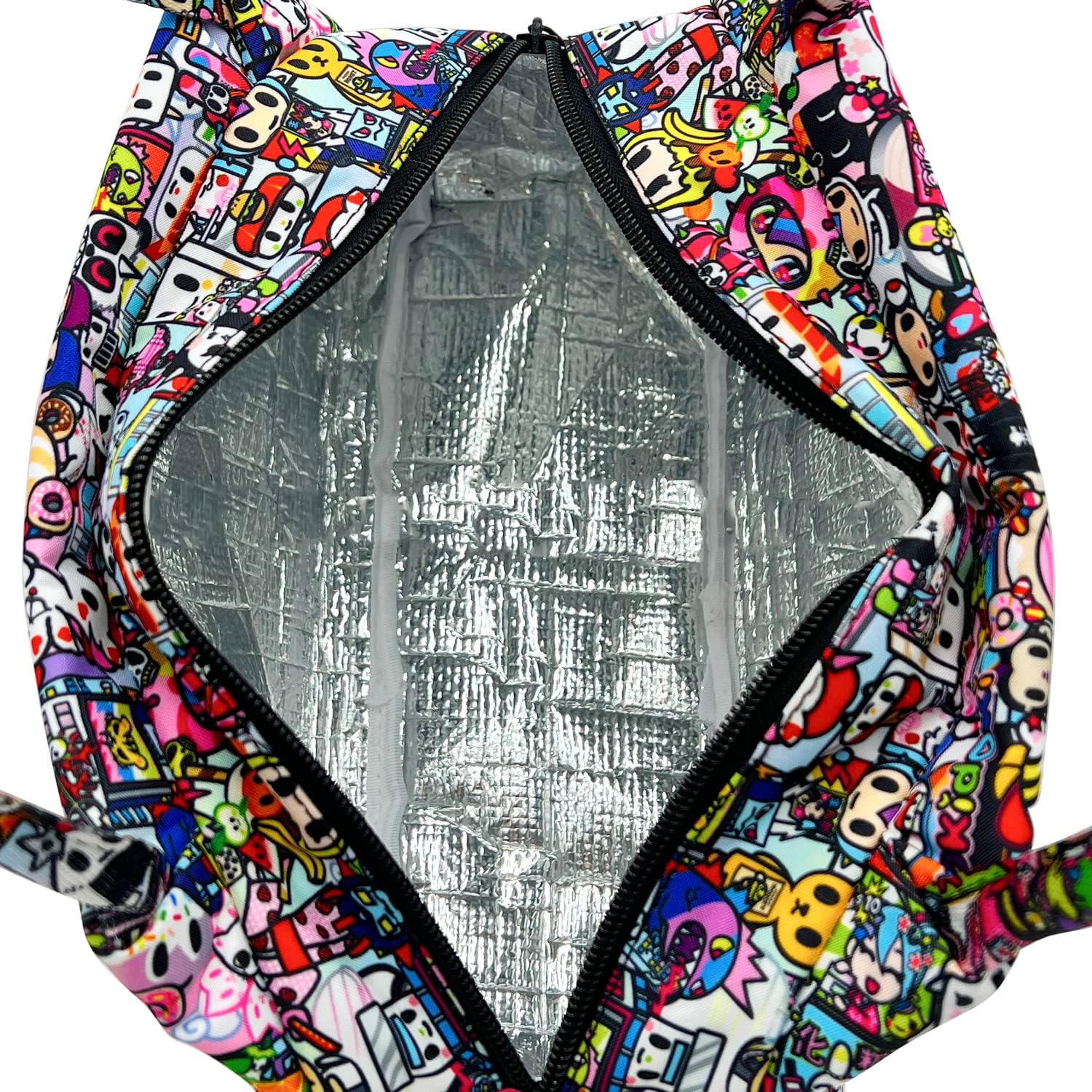 Tokidoki Bolsa de almuerzo aislada, multicolor, Varios colores, Tokidoki Bolsa de almuerzo aislada